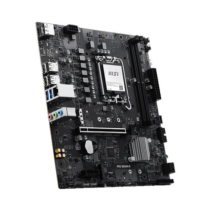 M ATX Motherboard MSI PRO B860M-E DDR5 LGA1851 Intel - Microcenter India.