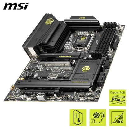 MSI Gaming Motherboard MAG B860 TOMAHAWK WIFI DDR5 ATX - Microcenter India.