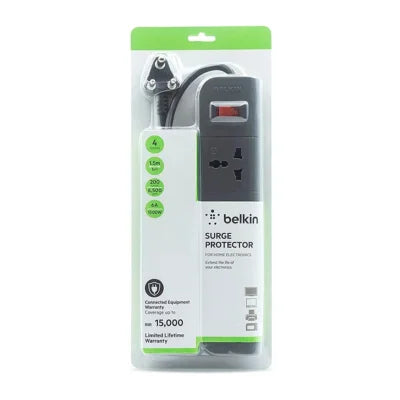 Belkin 4 Socket Surge Protector Extension  Microcenter India