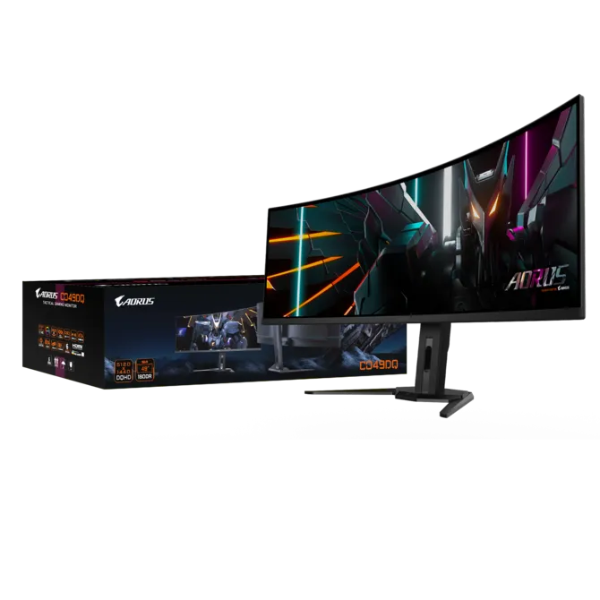 Gigabyte AORUS CO49DQ Gaming Monitor - Microcenter India.