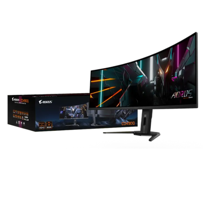 Gigabyte AORUS CO49DQ Gaming Monitor - Microcenter India.