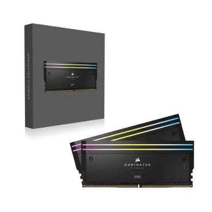 CORSAIR Dominator Titanium RGB DDR5 RAM 32GB 7200 MHz (Black) - Microcenter India.