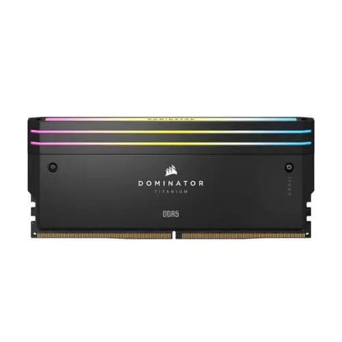 CORSAIR Dominator Titanium RGB DDR5 RAM 32GB 7200 MHz (Black) - Microcenter India.