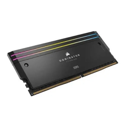 CORSAIR Dominator Titanium RGB DDR5 RAM 32GB 7200 MHz (Black) - Microcenter India.