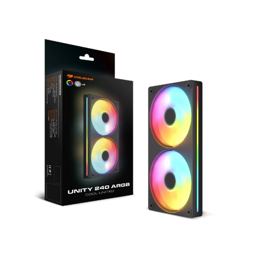 COUGAR Unity 240 ARGB Cabinet Fan - Microcenter India.