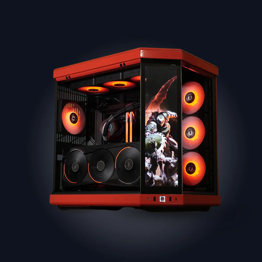Crimson Apex X3D PC Build,pre built gaming pc, build your own pc, custom gaming pc