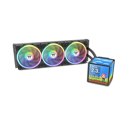 Thermaltake MineCube 360 Ultra ARGB 360mm AIO Liquid Cooler Black - Microcenter India.