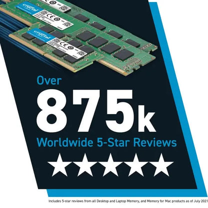 Crucial Ram 8GB DDR4 3200MHz Desktop RAM  Microcenter India
