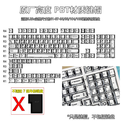 Cherry 109 PBT Mechanical Keyboard Keycaps