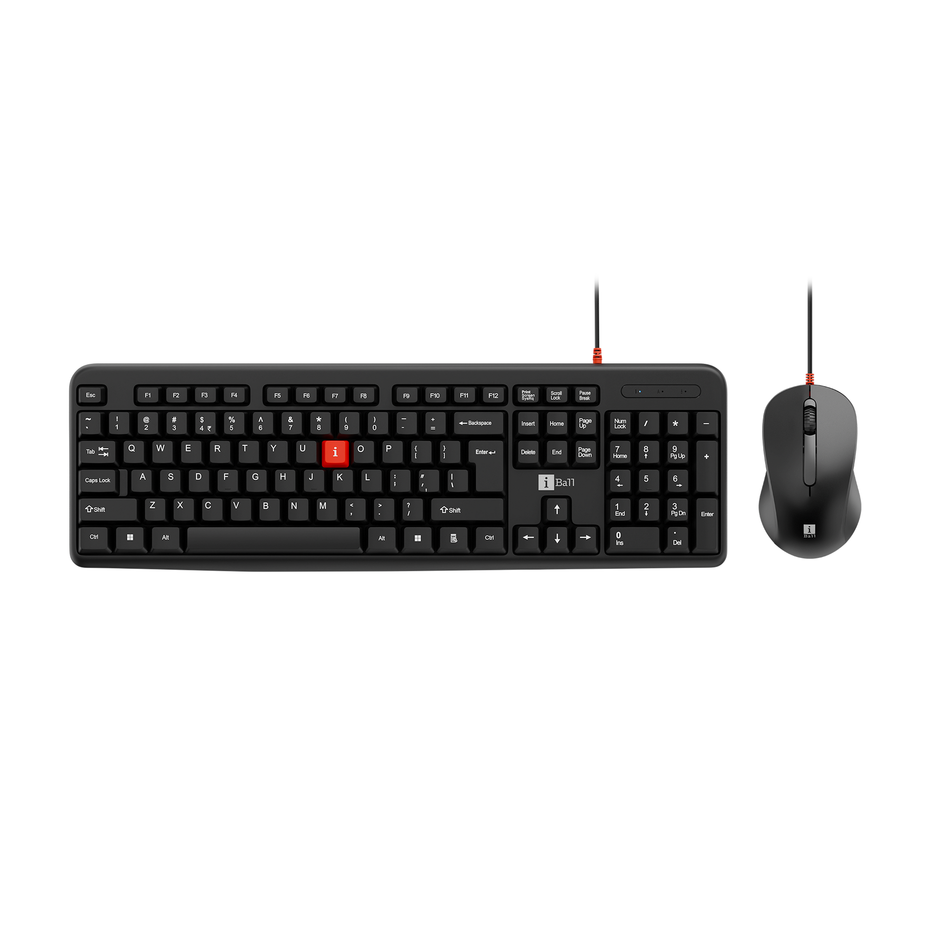 iBall Clickset 220 wired keyboard and mouse combo