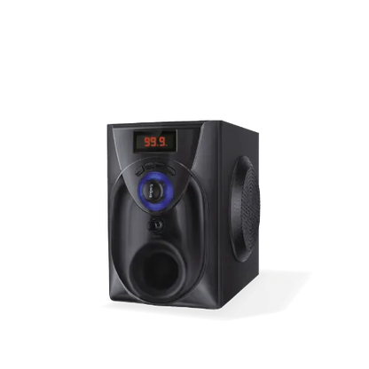 FINGERS Challenger Wood Encased Multimedia 2.1 Speaker  Microcenter India