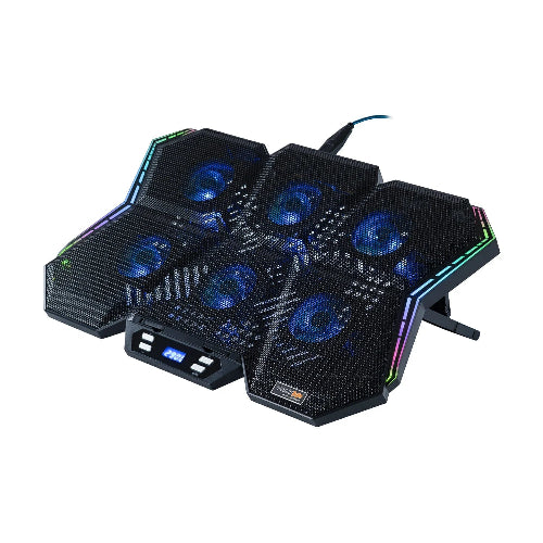Cosmic Byte Meteoroid RGB Cooling Pad with 6 Fans - Microcenter India.
