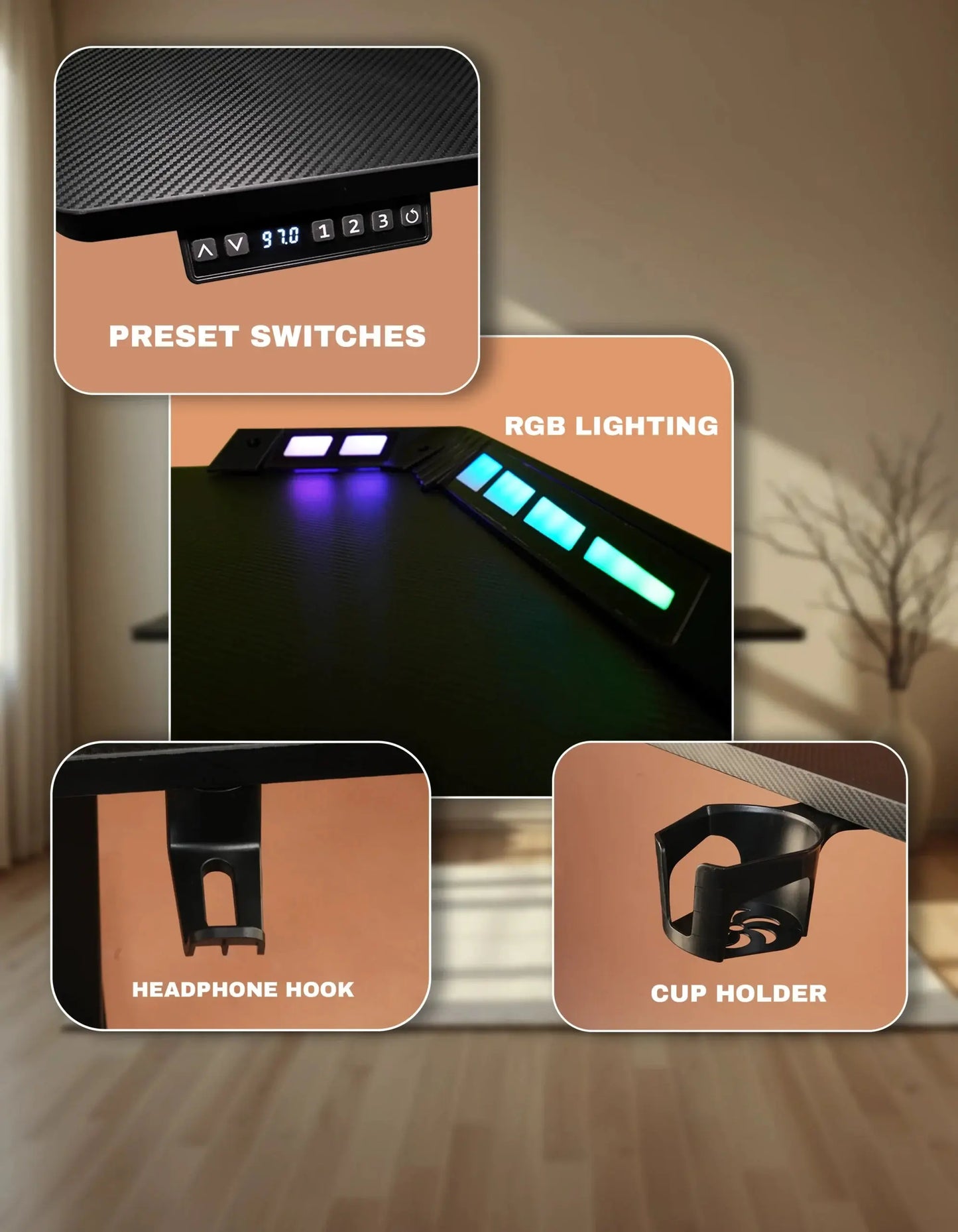 Cyberwolf Hydraulic Gaming Table Regular  Microcenter India