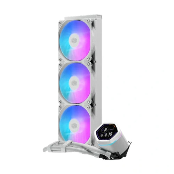 Cooler Master Core NEX Digital 360mm AIO Liquid Cooler White - Microcenter India.
