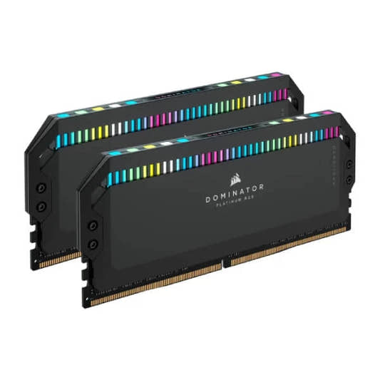 Corsair Dominator Platinum RGB DDR5 32GB (16GBx2) 6000MHz Ram Black  Microcenter India