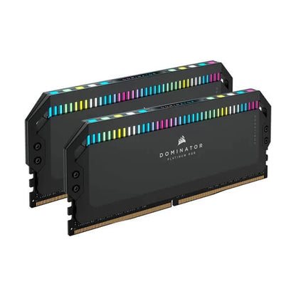 Corsair Dominator Platinum RGB DDR5 64GB (32GBx2) 6000MHz RAM Black 