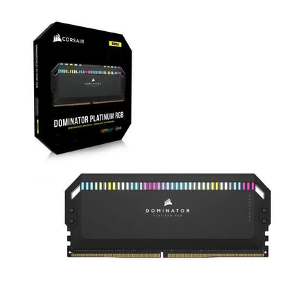 Corsair Dominator Platinum RGB DDR5 64GB (32GBx2) 6000MHz RAM Black 