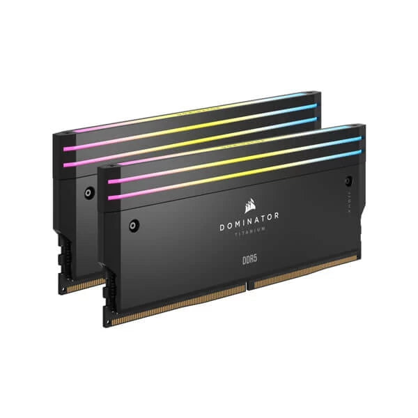 Corsair Dominator Titanium RGB DDR5 32GB (16GBx2) 6000MHz Desktop Ram Black  Microcenter India