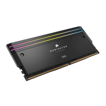 Corsair Dominator Titanium RGB DDR5 32GB (16GBx2) 6000MHz Desktop Ram Black  Microcenter India