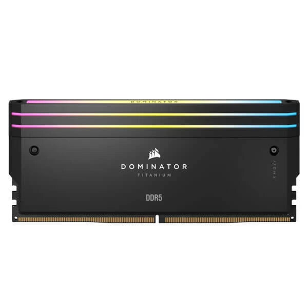 Corsair Dominator Titanium RGB DDR5 32GB (16GBx2) 6000MHz Desktop Ram Black  Microcenter India