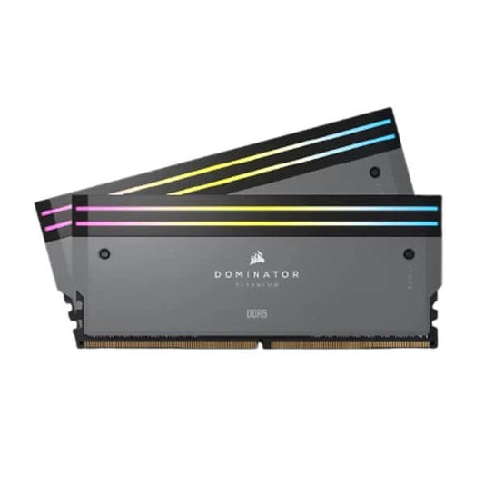 Corsair Dominator Titanium RGB DDR5 32GB (16GBx2) 6000MHz Desktop Ram Grey  Microcenter India