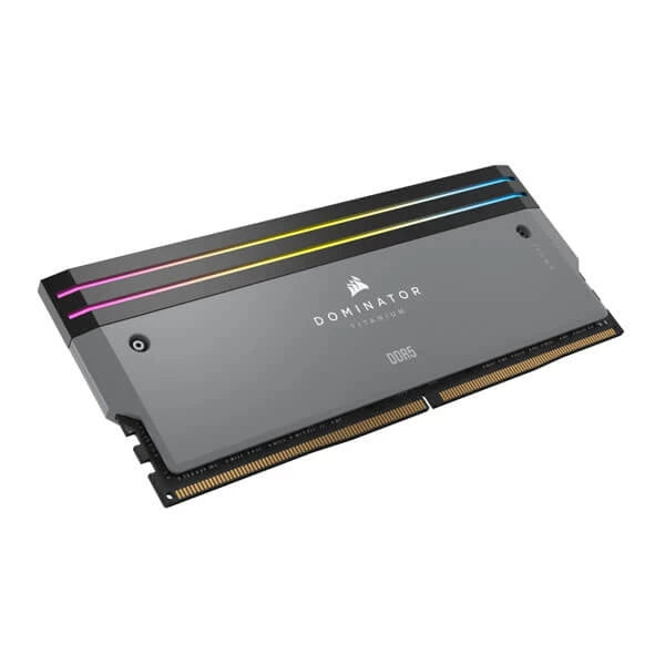 Corsair Dominator Titanium RGB DDR5 32GB (16GBx2) 6000MHz Desktop Ram Grey  Microcenter India