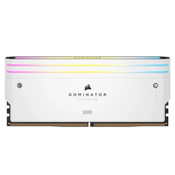 Corsair Dominator Titanium RGB DDR5 32GB (16GBx2) 6000MHz Desktop Ram White  Microcenter India