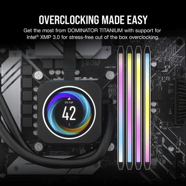 Corsair Dominator Titanium RGB DDR5 32GB (16GBx2) 6000MHz Desktop Ram White  Microcenter India