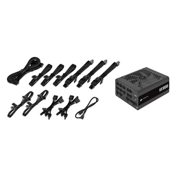 Corsair HX1000i 1000 Watt ATX 3.0 80 Plus Platinum SMPS  Microcenter India