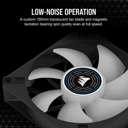 Corsair ML120 LED Elite 120mm Blue LED Cabinet Fan Single Pack  Microcenter India