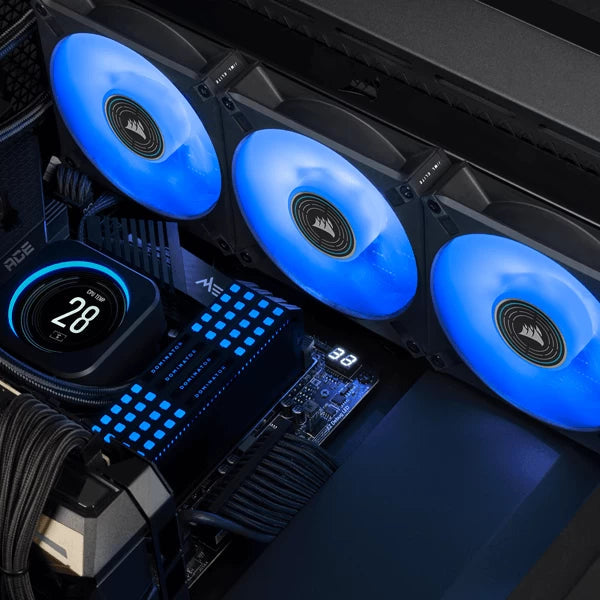 Corsair ML120 LED Elite 120mm Blue LED Cabinet Fan Single Pack  Microcenter India
