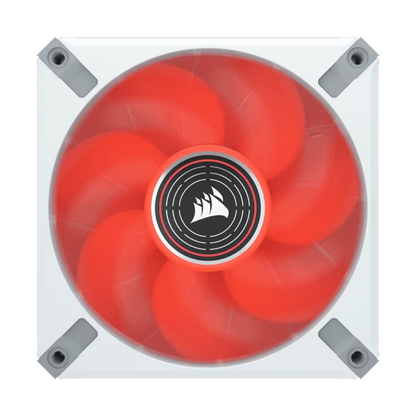 Corsair ML120 LED Elite 120mm Red LED Cabinet Fan Single Pack White  Microcenter India