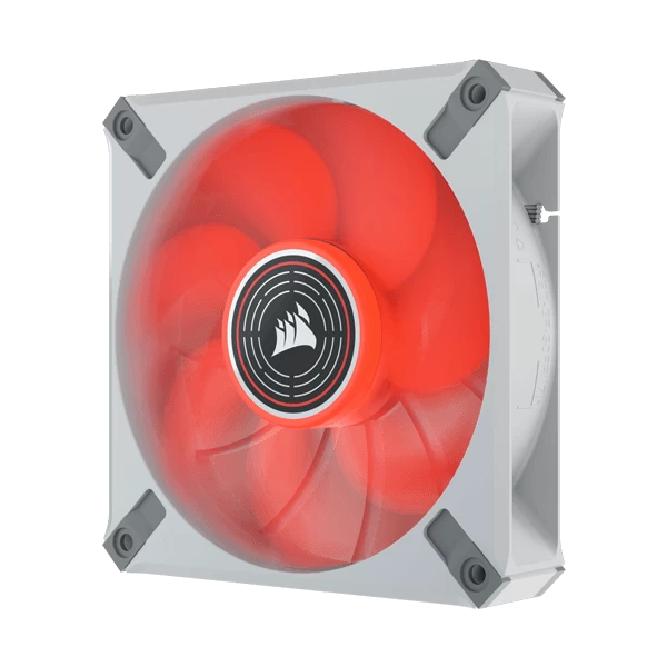 Corsair ML120 LED Elite 120mm Red LED Cabinet Fan Single Pack White  Microcenter India