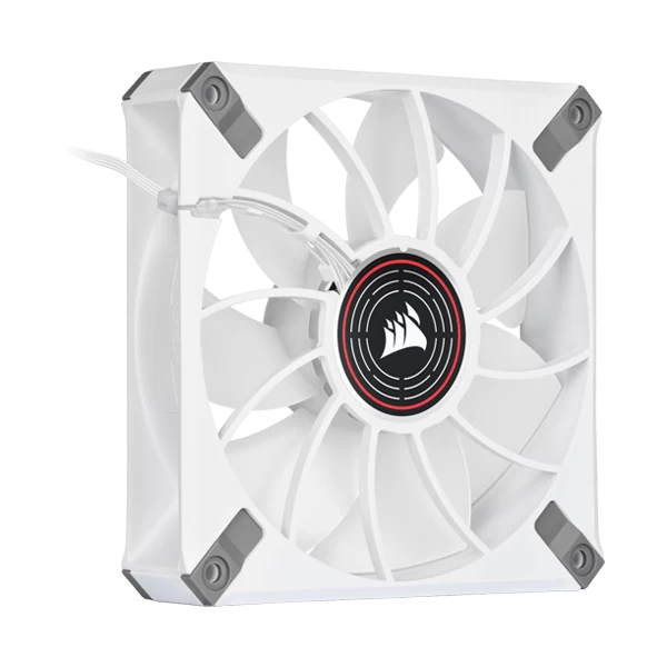 Corsair ML120 LED Elite 120mm Red LED Cabinet Fan Single Pack White  Microcenter India