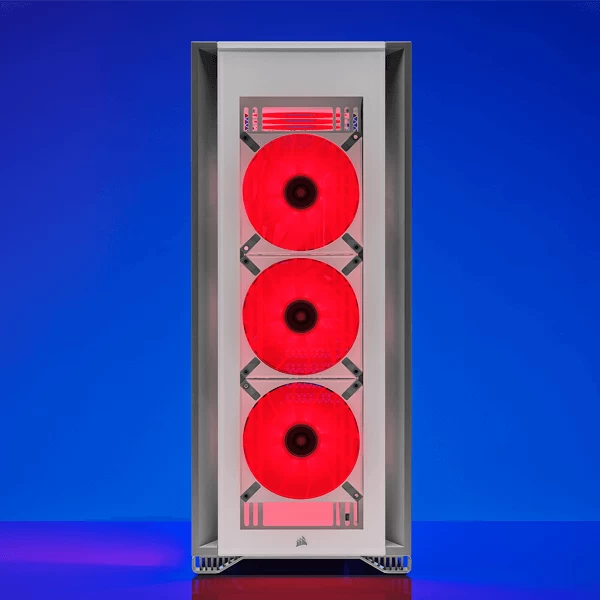 Corsair ML120 LED Elite 120mm Red LED Cabinet Fan Single Pack White  Microcenter India