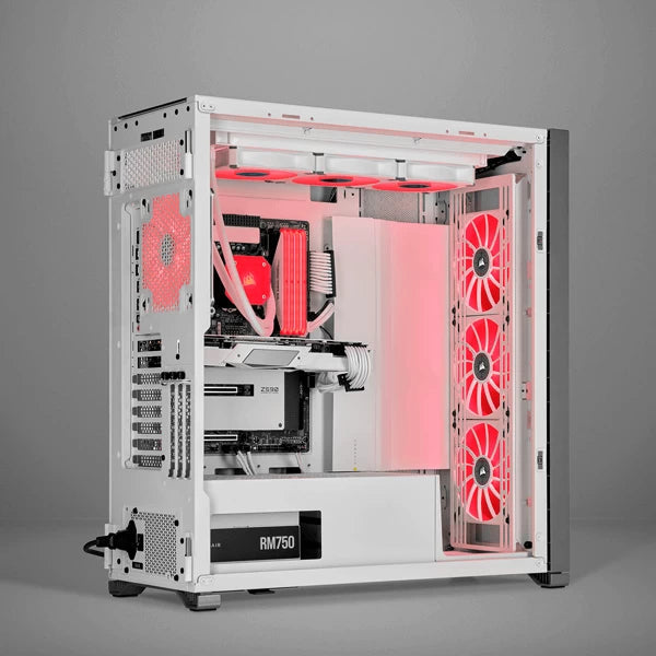Corsair ML120 LED Elite 120mm Red LED Cabinet Fan Single Pack White  Microcenter India