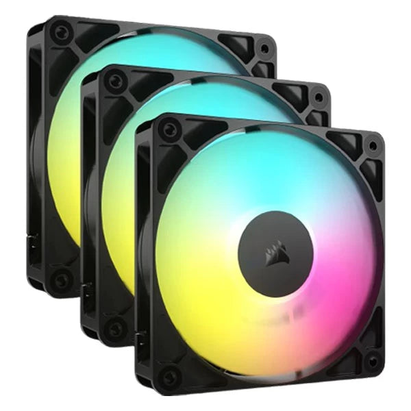 Corsair RS120 ARGB 120 PWM Cabinet Fan Black Triple Pack  Microcenter India