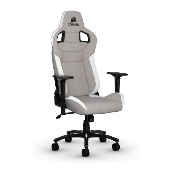 Corsair T3 RUSH Fabric Gaming Chair Grey/White  Microcenter India