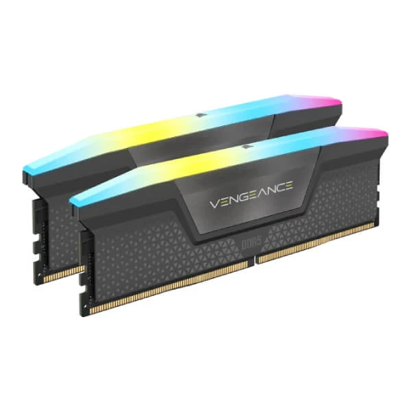 Corsair Vengeance RGB 32GB (16GBx2) DDR5 6000MHz Ram EXPO &amp; XMP  Microcenter India