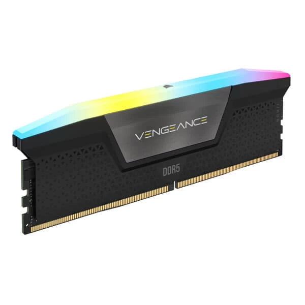 Corsair Vengeance RGB 32GB (16GBx2) DDR5 7200MHz Ram Black  Microcenter India