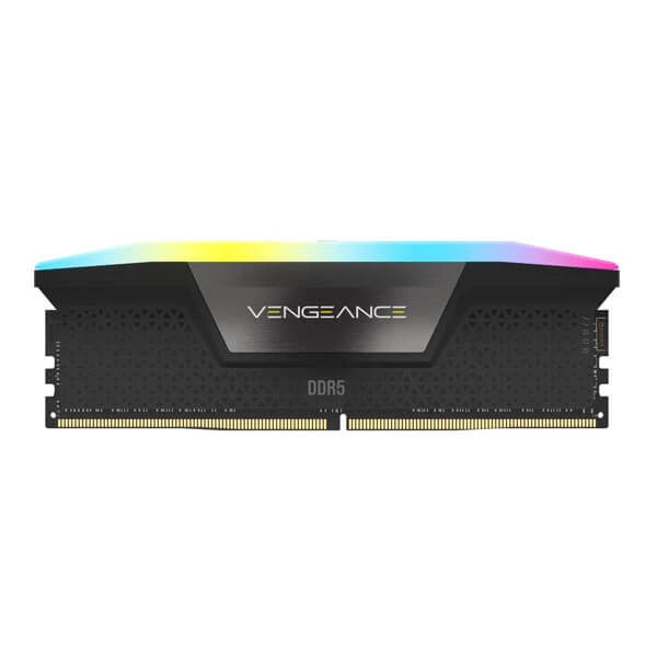 Corsair Vengeance RGB 96GB (48GBx2) DDR5 6400MHz Ram Black  Microcenter India