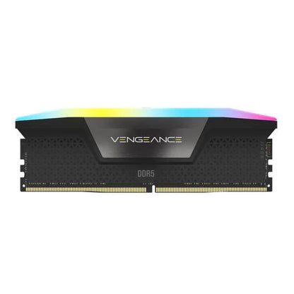 Corsair Vengeance RGB 96GB (48GBx2) DDR5 6400MHz Ram Black  Microcenter India