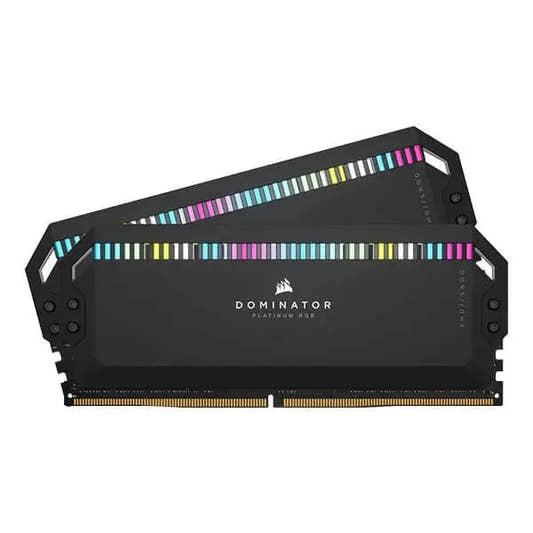 Corsair Dominator Platinum RGB 32GB (16GBx2) DDR5 5600MHz RAM (Black) 