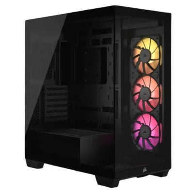 Corsair iCUE LINK 3500X RGB Mid Tower Cabinet Black  Microcenter India