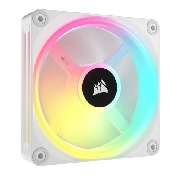 Corsair iCUE Link QX120 RGB White 120mm PWM Cabinet Fan Single Pack  Microcenter India