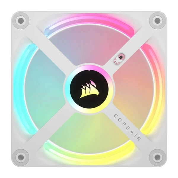 Corsair iCUE Link QX120 RGB White 120mm PWM Cabinet Fan Single Pack  Microcenter India