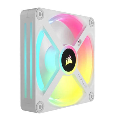 Corsair iCUE Link QX120 RGB White 120mm PWM Cabinet Fan Single Pack  Microcenter India