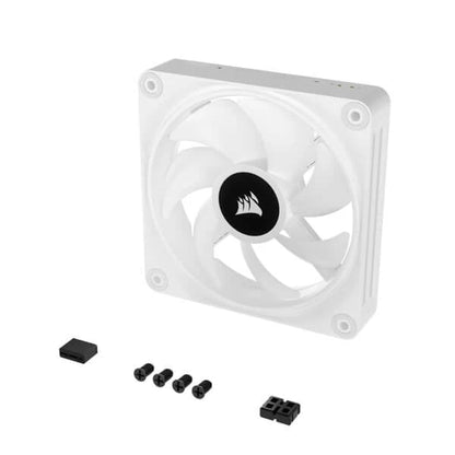 Corsair iCUE Link QX120 RGB White 120mm PWM Cabinet Fan Single Pack  Microcenter India