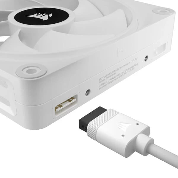 Corsair iCUE Link QX120 RGB White 120mm PWM Cabinet Fan Single Pack  Microcenter India