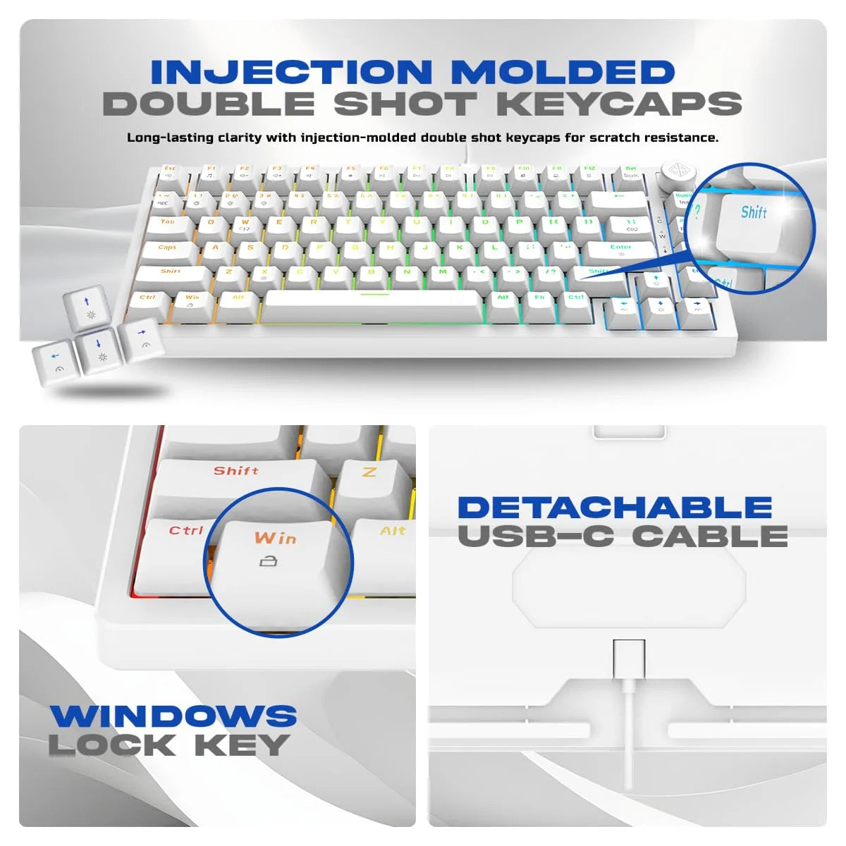Cosmic Byte Phantom TKL Gasket Mechanical RGB Wired Keyboard (CB-GK-42)  Microcenter India